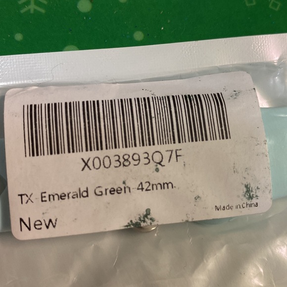 iPhone, watch bandit, size 42/44 MM turquoise with hearts new - Picture 3 of 4